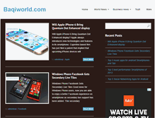 Tablet Screenshot of baqiworld.com